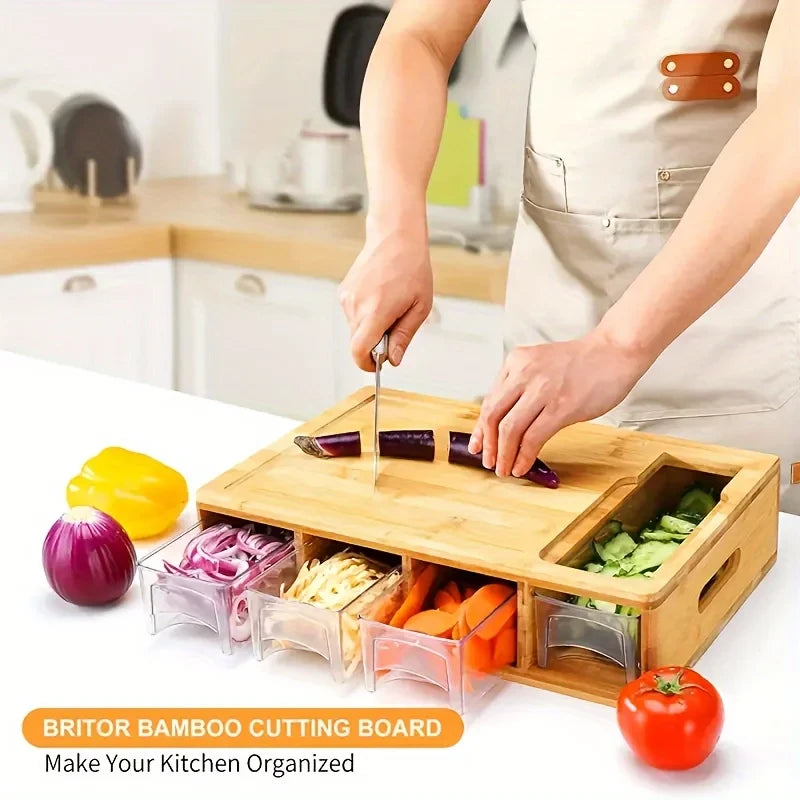 Bamboo Cutting Board Set